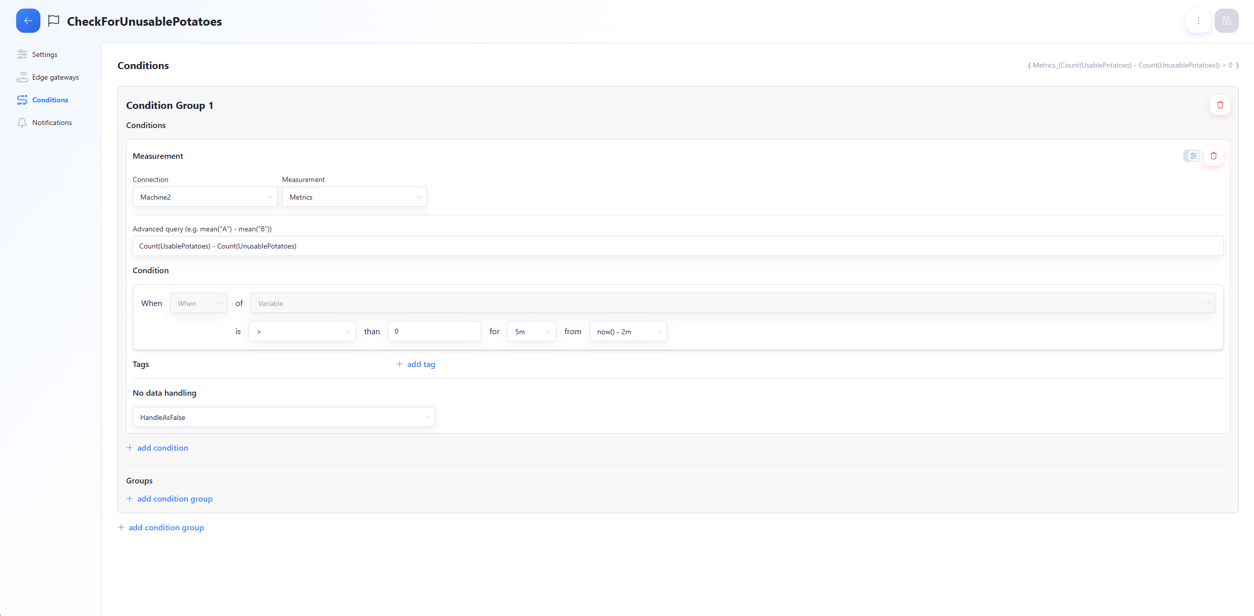 Advanced Query Example