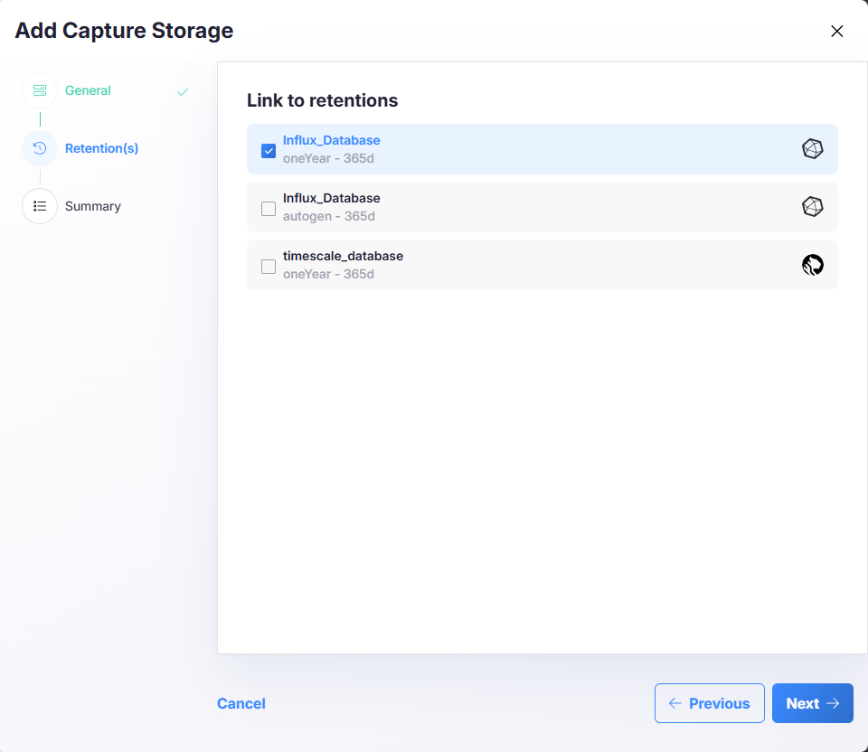 Add Blob Store - Linked Retentions
